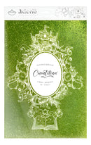 Cuentilina By Adorie- Brillos Clásicos X 10 Hojas Color Verde Trébol De La Suerte Lisa