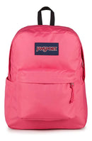 Mochila Jansport Superbreak Plus 26l Porta Notebook Urbana Color Posh Pink Diseño De La Tela Liso