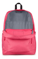 Mochila Jansport Superbreak Plus 26l Porta Notebook Urbana Color Posh Pink Diseño De La Tela Liso