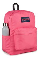 Mochila Jansport Superbreak Plus 26l Porta Notebook Urbana Color Posh Pink Diseño De La Tela Liso