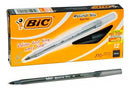 Boligrafo Birome Bic Round Stic Cajax12 Un. Negro Color del exterior Traslúcido