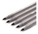 Boligrafo Birome Bic Round Stic Cajax12 Un. Negro Color del exterior Traslúcido