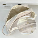 Canopla Cartuchera Escolar Visor Transparente Doble Cierre Cinco Compartimentos Pvc Resistente Utiles Escolares Viaje Levys Bazar Violeta Claro