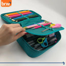 Cartuchera Escolar Estuche Brw Impermeable Gran Capacidad