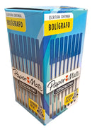 Boligrafo Paper Mate Kilometrico Azul Caja X 60 Unidades Exterior Azul/Transparente