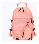 Mochila urbana feminina impermeável e reforçada, grande, 30L. Porta laptop, bolsos para garrafa, monedero com zíper. Ideal para viagem ou universidade. Modelo moderno Levys Bazar 823, cor rosa.