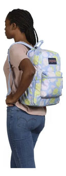 Mochila Urbana Jansport Cross Town Color Autumn Tapestry Hydrangea Estampada 26L