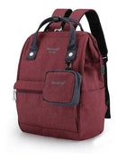 Mochila Himawari 2268 Con Monedero. Color Bordó