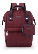 Mochila Himawari 2268 Con Monedero. Color Bordó